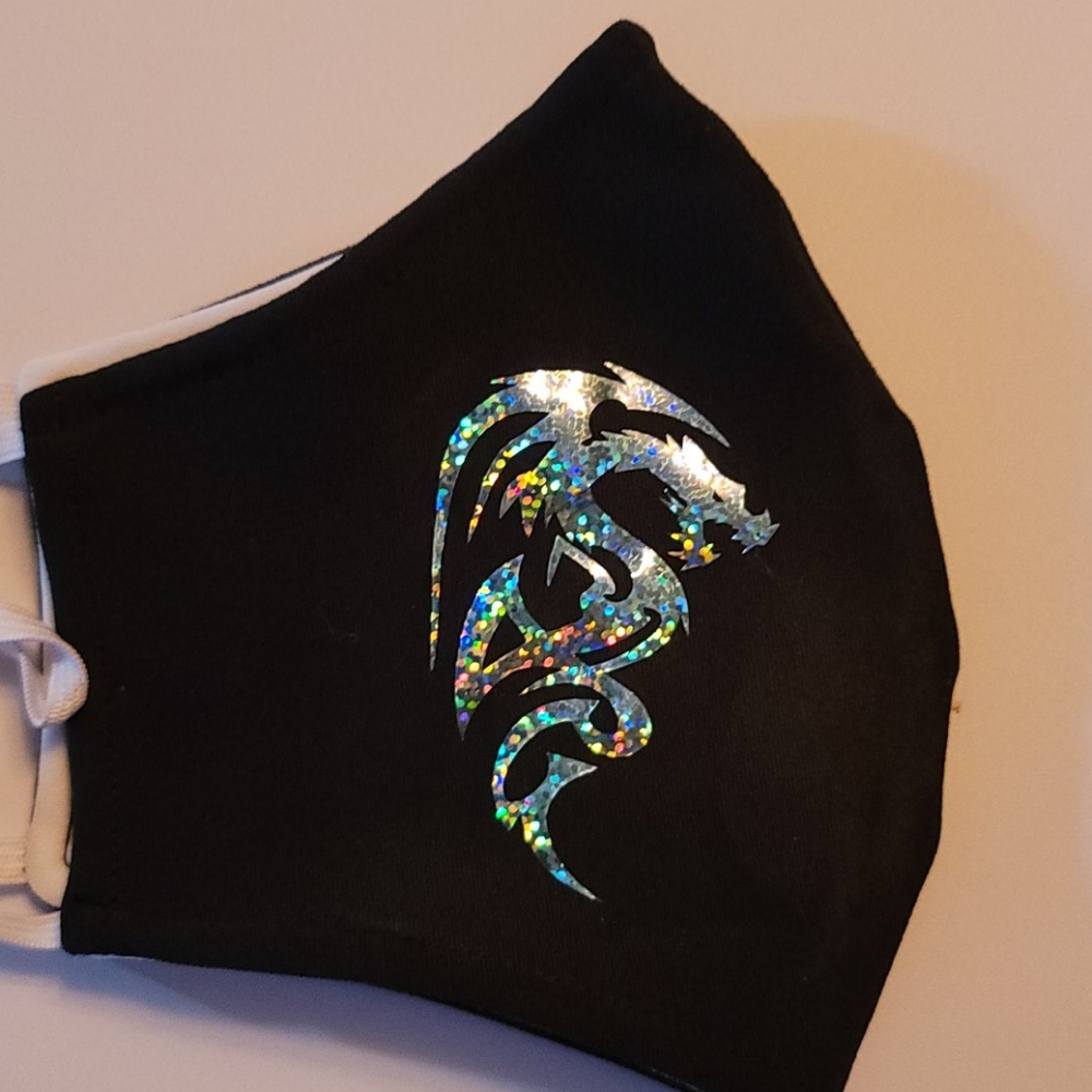 Double layer Dragon face covering